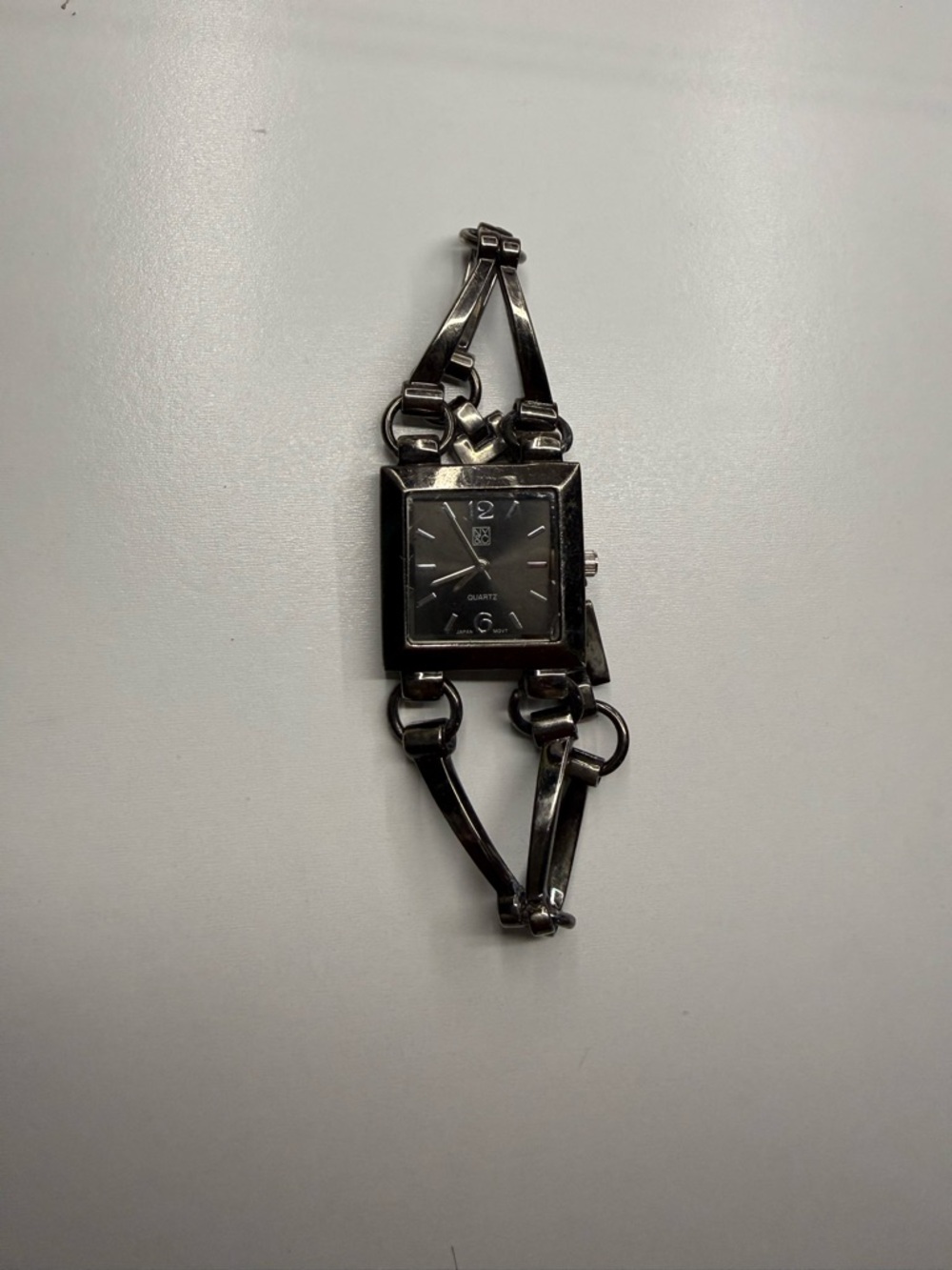 New York & Company Black Square Dial Men's Bracelet Watch